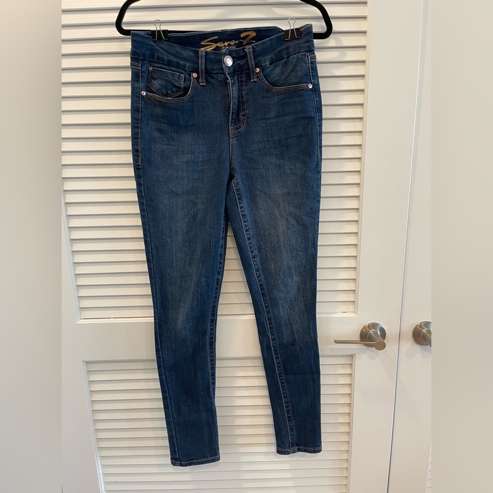 Seven7 Jeans Womens 4 Blue Denim Jeans
